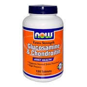 Now Foods, Glucosamine & Chondroitin Extra Strength, tabletki, 120 szt.