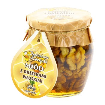 Pszczelarz Kozacki, miód z orzechami włoskimi, 240 g