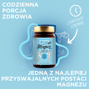 Magnez T1000 + B6, kapsułki, 60 szt.