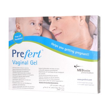 Prefert Vaginal Gel, żel nawilżający, dopochwowy, 6 ml, 4 aplikatory