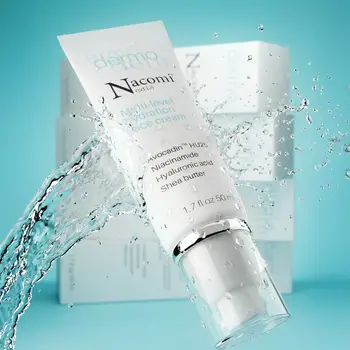 Nacomi Next LVL Dermo, wielopoziomowy krem intensywnie nawilżający, 50 ml