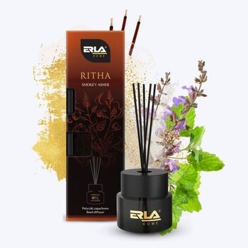 Erla Home  Ritha Smokey Asher, patyczki zapachowe, 100 ml