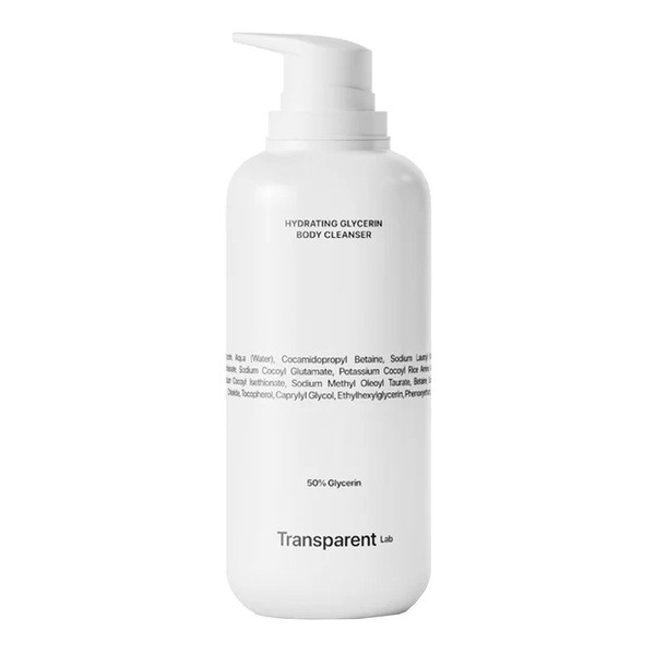 Transparent Lab Transparent Lab Hydrating Glycerin Body Cleanser, feuchtigkeitsspendend Gel für den Körper, 400 ml — Inhaltsstoffe und Bewertung