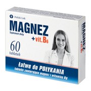 Magnez + Vit.B6, tabletki, 60 szt. (Polski Lek)        