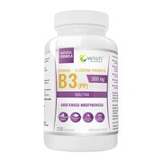 Wish Witamina B3 (PP) 500 mg + L-leucyna + prebiotyk, kapsułki, 120 szt. https://azcdn.doz.pl/image/d/product/5321ca9d-scale-180x180.png