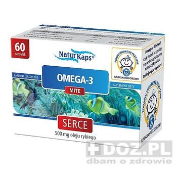 Omega-3 mite Naturkaps, kapsułki, 500 mg, 60 szt