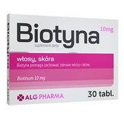 Alg Pharma Biotyna 10 mg, tabletki, 30 szt. https://azcdn.doz.pl/image/d/product/d5e55cfe-scale-180x180.png