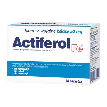 ActiFerol Fe, 30 mg, proszek do rozpuszczania, 30 saszetek