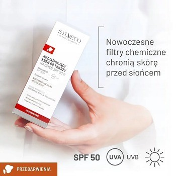 Sylveco Dermo Przebarwienia, krem rozjaśniający do twarzy na dzień SPF 50, 50 ml