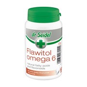 Dr Seidel Flawitol Omega 6, preparat na skórę i sierść dla psów, kapsułki, 60 szt.