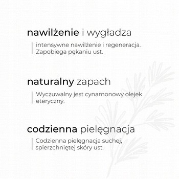 Sylveco, rokitnikowa pomadka ochronna  o zapachu cynamonu, 4,6 g