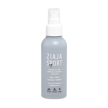 Ziaja Sport up minerały dla NMF, aqua-tonik do ciała i twarzy, 120 ml