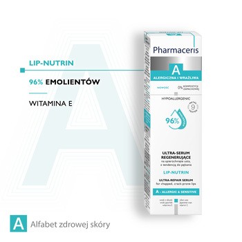 Pharmaceris A Lip-Nutrin, ultra-serum regenerujące do ust, 15 ml