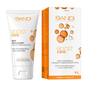 Bandi Boost Care, krem nawilżający z kwasem hialuronowym (HA), 50 ml