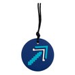 Jellystone Designs, wisiorek antystresowy Strzałka, granatowy, 1 szt.