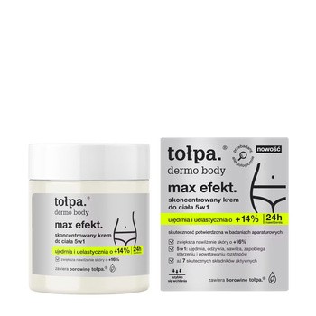 Tołpa Dermo Body Max Efekt, skondensowany krem do ciała 5w1, 250 ml