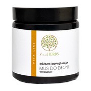 BeeHerbs, odżywczo-regenerujący mus do dłoni, masło mango & witamina E, 100 ml
