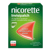 Nicorette invisipatch, 10 mg, plastry transdermalne, 7 szt.