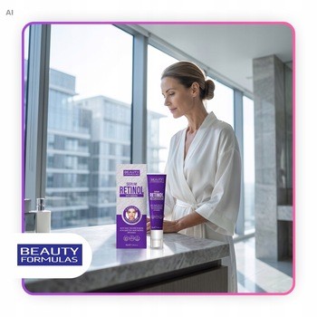 Beauty Formulas, serum do twarzy anti-ageing z retinolem, 30 ml