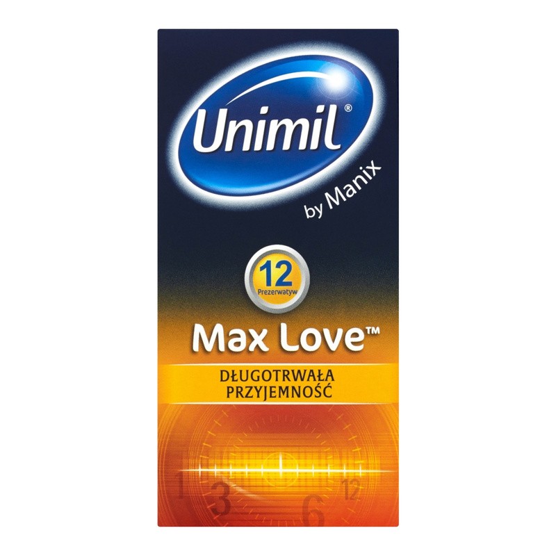 Unimil Max Love Prezerwatywy 12 Szt 