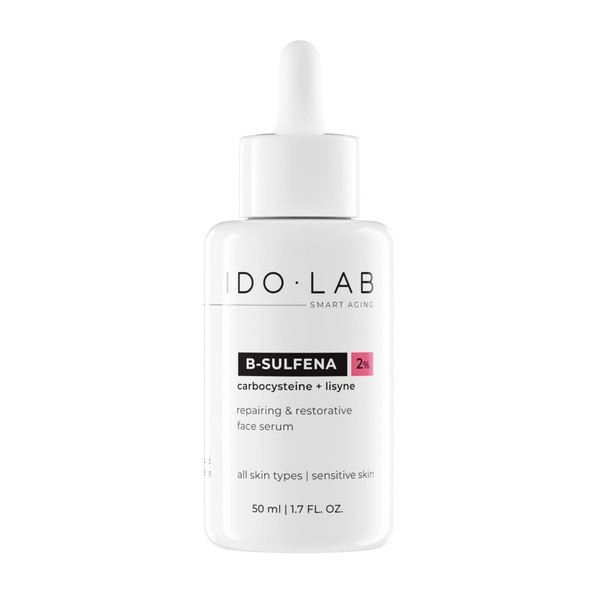Ido Lab IDO LAB B-Sulfena, intensywnie regenerujące serum dla skóry suchej, wrażliwej i łojotokowej, 50 ml — Składniki i ocena