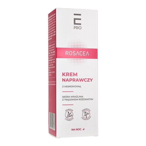 Enilome Enilome Pro Rosacea, krem naprawczy z hesperydyną na noc, 30 ml — Składniki i ocena