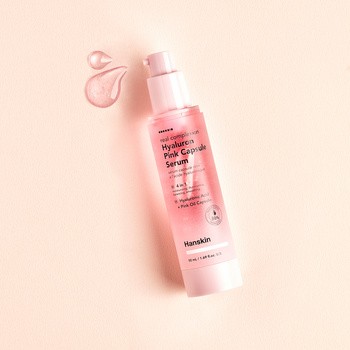 Hanskin Real Complexion Hyaluron Pink Capsule, serum z kwasem hialuronowym, 50 ml
