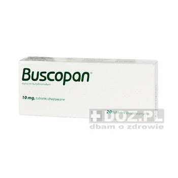 Buscopan, 10 mg, tabletki, (import równoległy), 20 szt