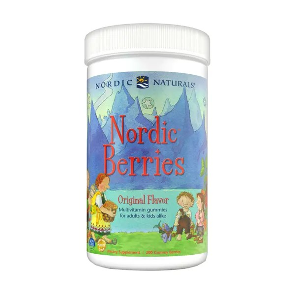 Мультивитамины Nordic Naturals Nordic Berries Multivitamin, для детей с 2 лет и взрослых, жевательные мармеладки, 200 шт