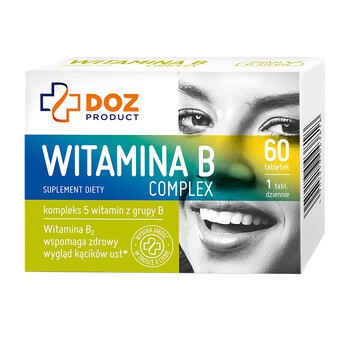 DOZ PRODUCT Witamina B Complex, tabletki powlekane, 60 szt.