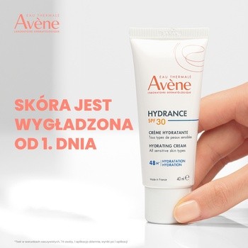 Avene Eau Thermale Hydrance, krem nawilżający, SPF 30, 40 ml