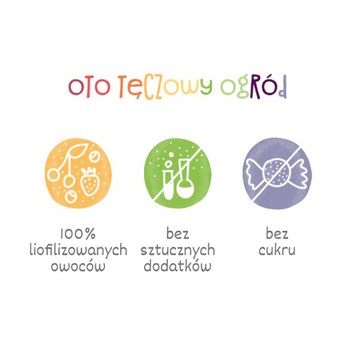 Otolandia Smaki Tęczy, liofilizowane owoce i warzywa, 10 szt. x 2 g