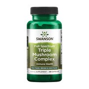Swanson Full Spectrum Triple Mushroom complex, kapsułki, 60 szt.