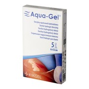 Aqua-Gel, opatrunek hydrożelowy, 6 cm x 12 cm, 1 szt. https://azcdn.doz.pl/image/d/product/46aeb20c-scale-180x180.png