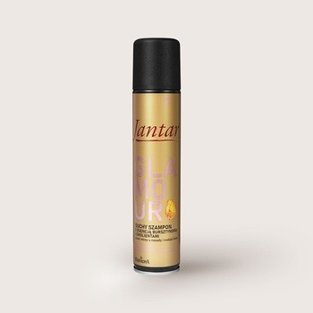 Jantar Glamour, szampon suchy z esencją bursztynową, emolientowy, 180 ml