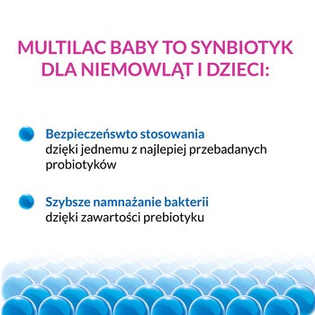 Multilac Baby, krople, synbiotyk, 5 ml