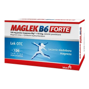 Maglek B6 Forte, 100 mg + 10 mg, tabletki powlekane, 120 szt.