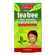 Beauty Formulas, głęboko oczyszczające paski na nos z olejkiem z drzewa herbacianego, 6 szt.