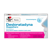 Desloratadyna Doppelherz, 5 mg, tabletki ulegające rozpuszczeniu w jamie ustnej, 10 szt.