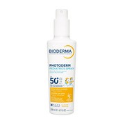 Bioderma Photoderm Pediatrics, ochronny spray dla dzieci SPF 50+, 200 ml