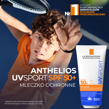 La Roche-Posay Anthelios UVSPORT, mleczko ochronne, bardzo wysoka ochrona SPF 50+, 200 ml