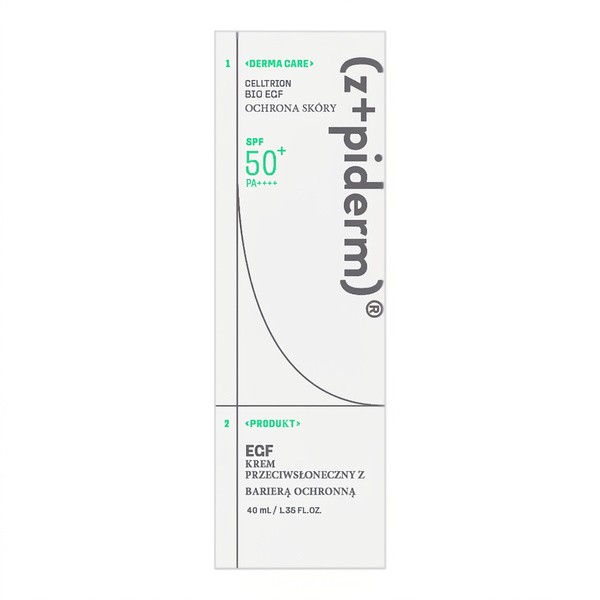 Z+Piderm Z+Piderm EGF, krem przeciwsłoneczny, SPF50+/PA++++, 40 ml