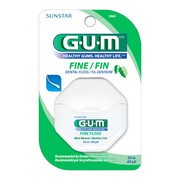 Gum Fine Floss, nić dentystyczna, woskowana, 55 m