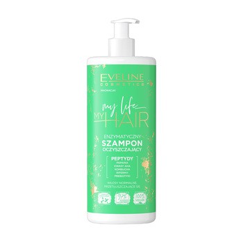 Eveline Cosmetics My Life My Hair, enzymatyczny szampon oczyszczający, 500 ml