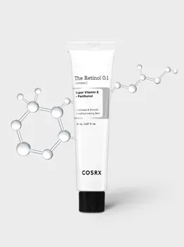 Cosrx The Retinol 0.1 Cream, krem przeciwzmarszczkowy z 0,1% retinolem, 20 ml