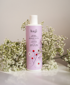 Hagi Biały Bukiet, naturalny żel do mycia ciała, 300 ml
