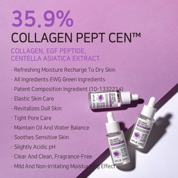 APLB Collagen EGF Peptide Ampoule, serum ujędrniające do twarzy z kolagenem i peptydami EGF, 40 ml