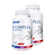 Zestaw 2x SFD B Complex 25 Methyl, tabletki, 180 szt. https://azcdn.doz.pl/image/d/product/8b53911c-scale-180x180.png