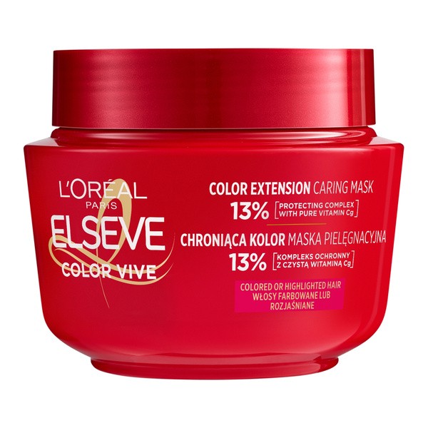 Elseve Loreal Elseve Color Vive, Maske schützend Farbe für coloriertes Haar oder aufgehellt, 300 ml — Inhaltsstoffe und Bewertung