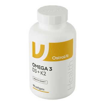 OstroVit Omega 3 D3 + K2, kapsułki, 90 szt.